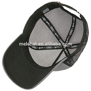 Wholesale Custom Meidiney 5 Panel Blank Curved Brim Mesh Truker Cap Hats
