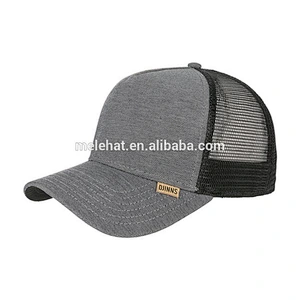 Wholesale Custom Meidiney 5 Panel Blank Curved Brim Mesh Truker Cap Hats