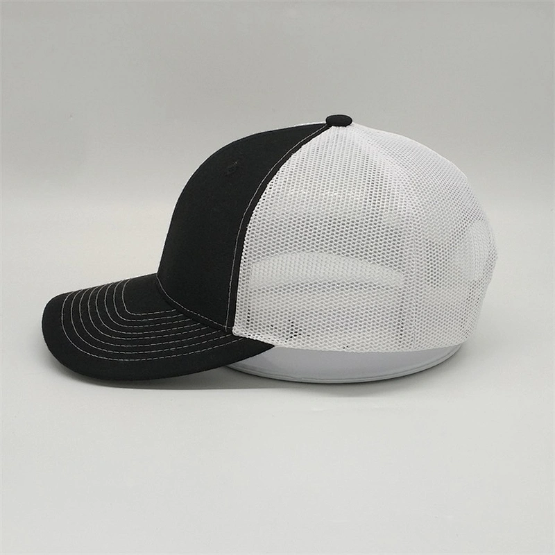 Top Quality Men Women Plain Pure Black Trucker Hats,Custom Cotton Twill Truck Caps,6 Panel Adjust Strap Back Hats