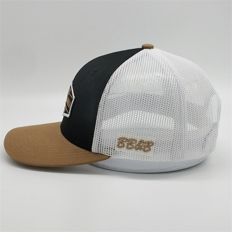 Factory price custom gold embroidery logo BEER BARRA  fashion unisex mesh snapback baseball trucker hats and cap