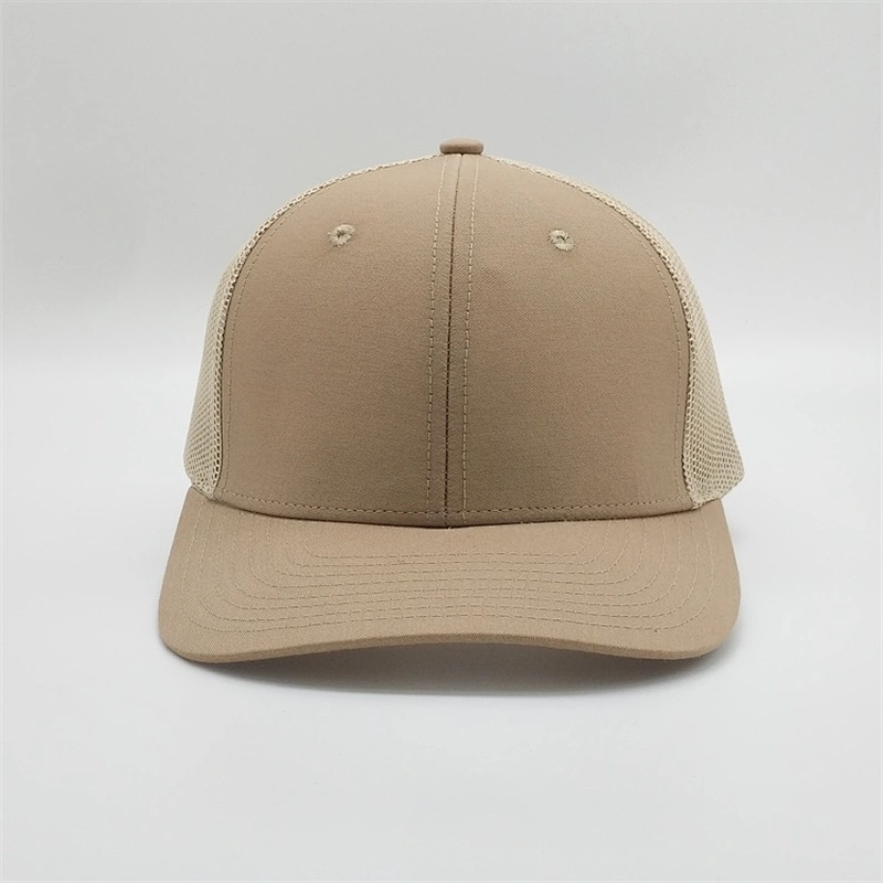 Customized Branded Trucker Caps,Plain Simple Truck Mesh Hats,Khaki Colour Trucker Hats