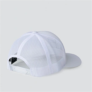 Promotional Custom White 6 Panel Cheap Mesh Trucker Cap Hat,Plain Embroidery Patch Trucker Logo Cap,Custom White Caps