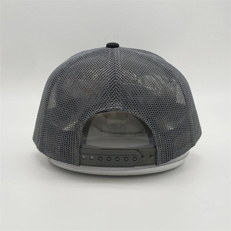 6 Panel Black Trucker Mesh Cap,customize Color Trucker Hat, Custom Embroidery Patch Logo Sport Trucker Cap