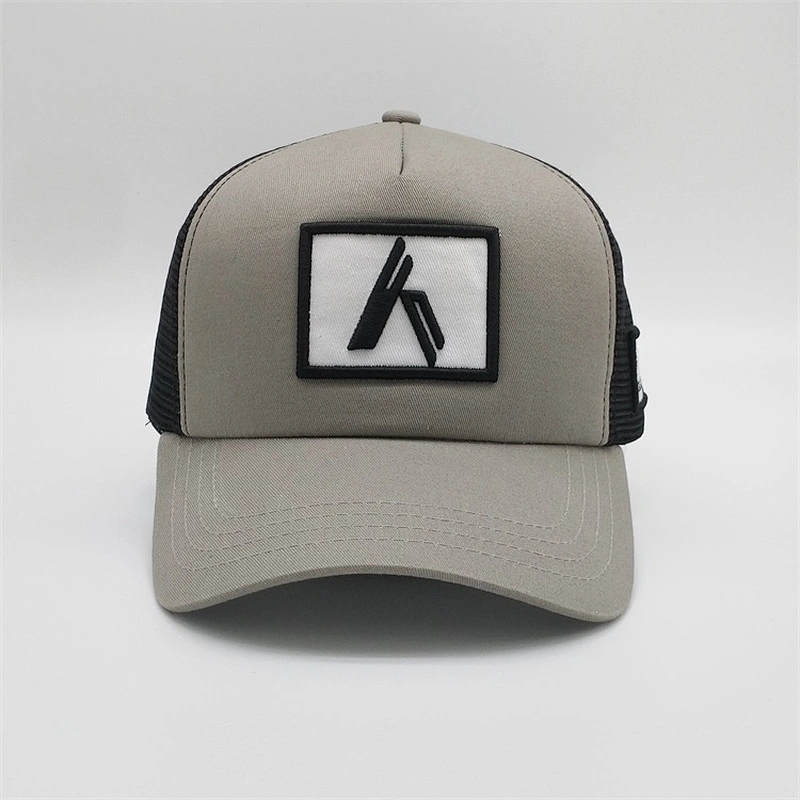 High Quality Custom High Crown 5 Panel Unstructured Snapback Cap Embroidery 3d Foam Front Trucker Hat With Patch