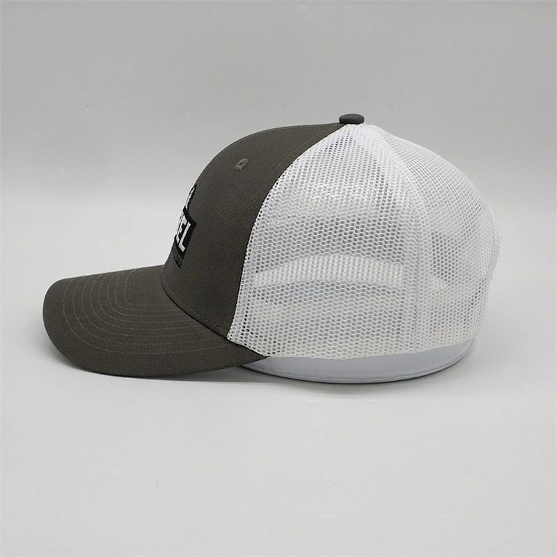 Popular Custom Embroidery Snapback Cap,Embroidery Logo Own Mesh Baseball Trrucker Cap,Half Mesh White Trucker Hat