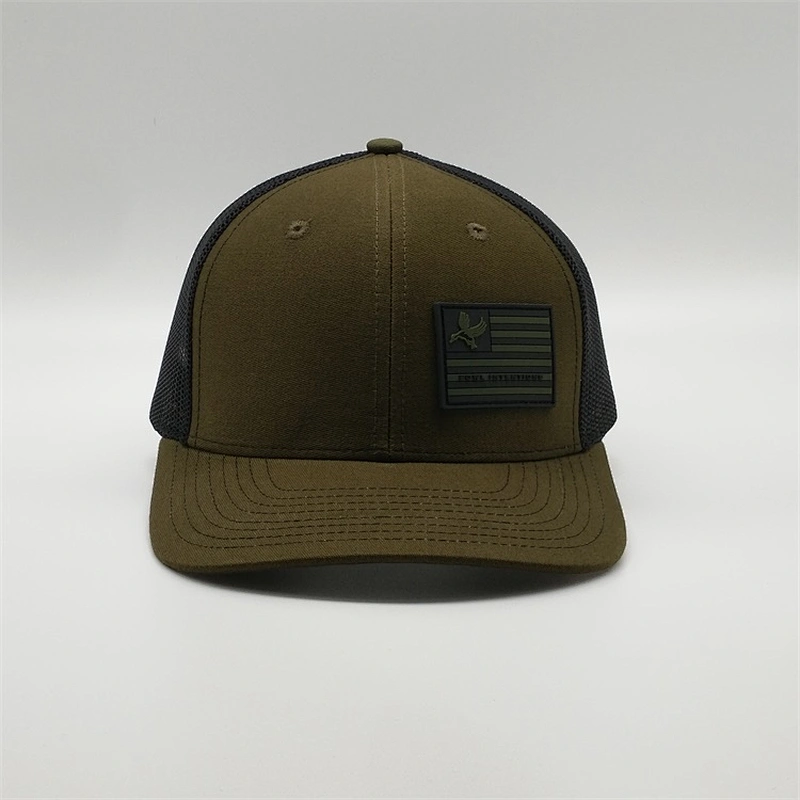 Guangzhou Hat Factory Black Mesh Truck,Men'S Women Olive Green Trucker Cap,Adults Age Group Classic Customize Era Trucker Hat