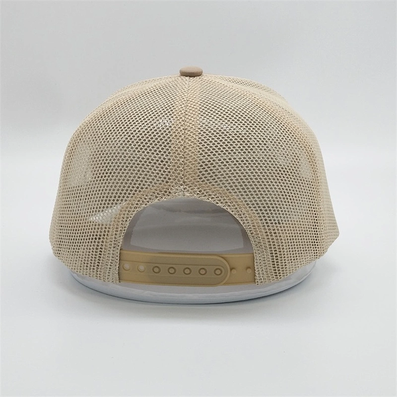Customized Branded Trucker Caps,Plain Simple Truck Mesh Hats,Khaki Colour Trucker Hats