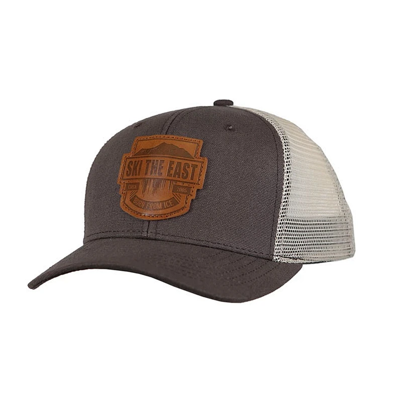 Youth 100 Polyester Classical Customised Canvas Woven Patch Snapback Hat Trucker Caps With Embroidery