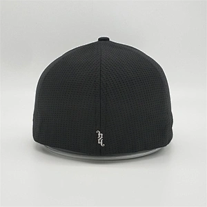 Wholesale New Custom High Quality 6 Panel 3D Embroidery Black Mesh Dry Fit Hat Trucker Cap