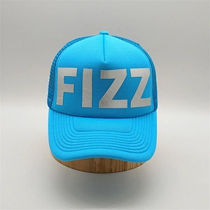 Foam Front Metal Printed Trucker Cap With Mesh