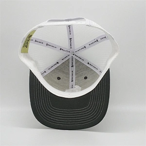 Custom 3D embroidered BLACK GOLD trucker cap,six panel low profile mesh plastic snapback ,black men sports trucker hats