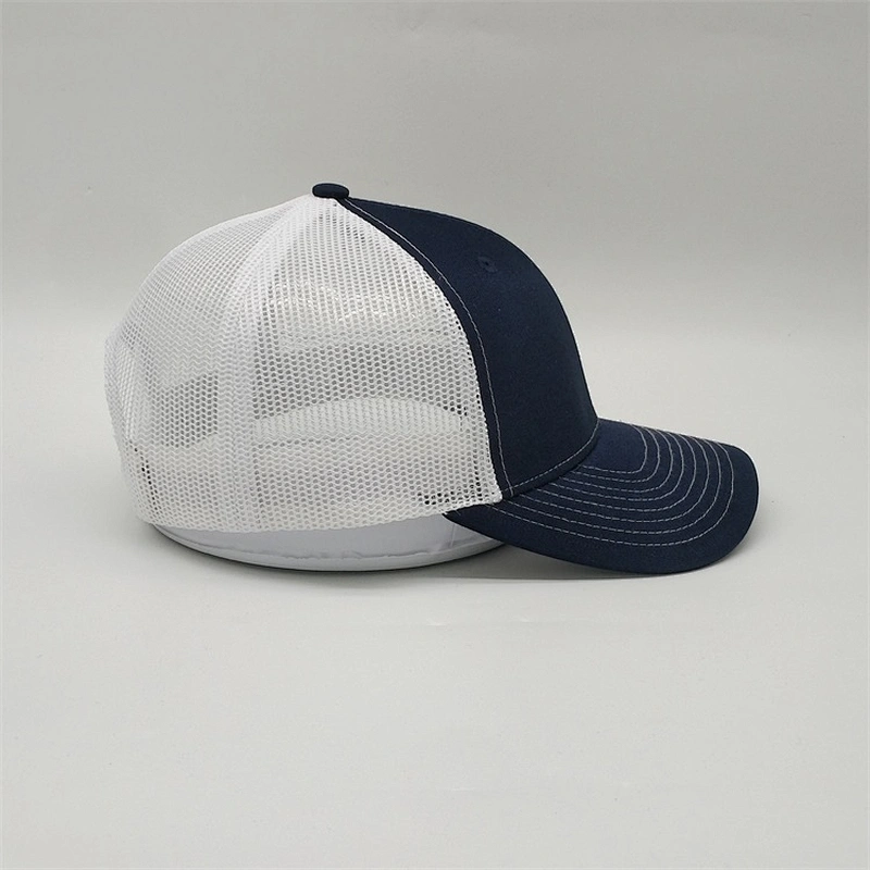 Cheap price OEM Adjustable Trucker Hat Cap Mesh ,Customized Flat Embroidery Logo Trucker Cap , 6 Panel  Plain Truck