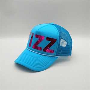 Adjustable Snapback Printed 5-Panel Mesh Rope Trucker Cap