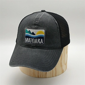 6 Panel Embroidery Patch Trucker Cap,High Quality Trucker Hats Custom,Design Your Own Mesh Trucker Cap
