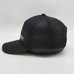 Most Popular Customised Chino Twill 5 Panel Orange Embroidery Logo Design Snapback Hat Trucker Caps With Own Logo
