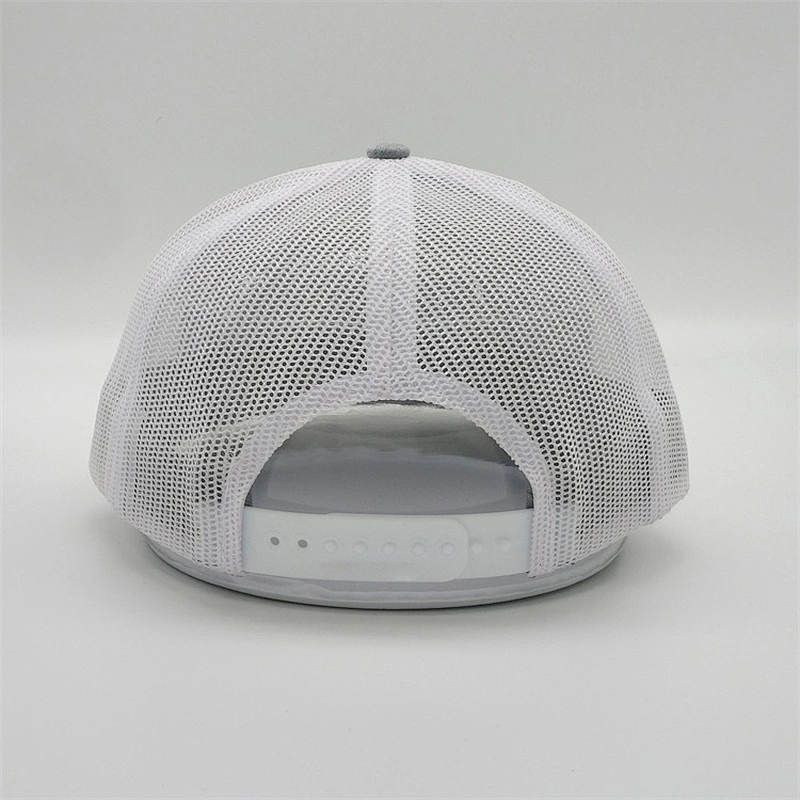 Customised Heather Grey Blank Trucker Hat,Plain White Mesh Snap Back Hat,Youth Yupoong Trucker Caps