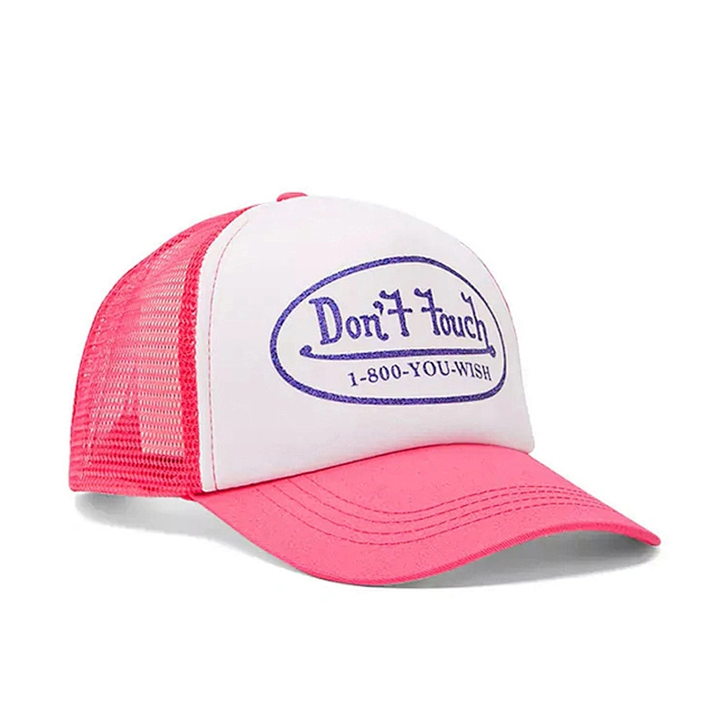 Guangzhou Factory Custom Meidiney Womens Printed Design Mesh Trucker Hat