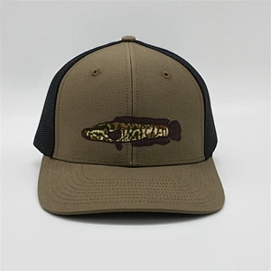 China Wholesale Curve Brim Yupoong Trucker Caps Olive Green Trucker Hats With Embroider Logo