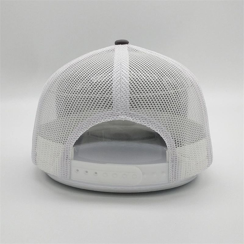 Street Fashion Customised 6 Panel Baseball Caps Woven Patch 112 Raised Embroidery Trucker Hat With Logo