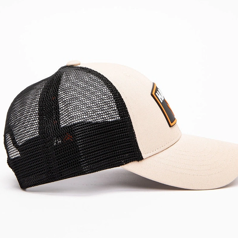 China Factory 6 Panel Trucker Hat Multi Color,Leather Patch Trucker Hat Custom,Trucker Caps Black Blank Mesh Design Back Materia