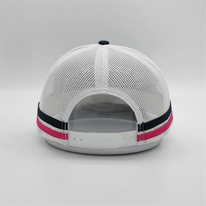 Perfect Quality Custom Two Tone 3D Letter Patches Embroidery 6 Panel Blank Trucker Cap Mesh Hat Baseball Caps