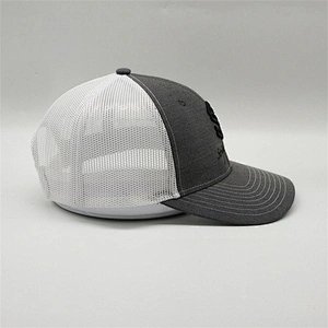 Customised Unisex White Mesh 3d Embroidery Curved Bill Embroidered Character Snapback Trucker Caps With Embroider