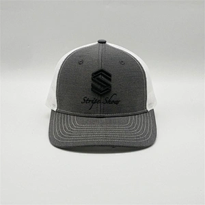 Customised Unisex White Mesh 3d Embroidery Curved Bill Embroidered Character Snapback Trucker Caps With Embroider