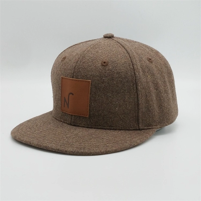 Wholesale 6 Panel Heather Grey Trucker Cap,High Quality White Mesh Hats,Custom Leather Patch Baseball Caps