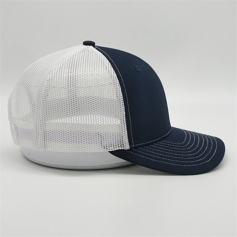Wholesale Multi Color Mens Summer Mesh Cap 6panels Plastic Buckle Strap Sport Caps Custom Logo Trucker Hats