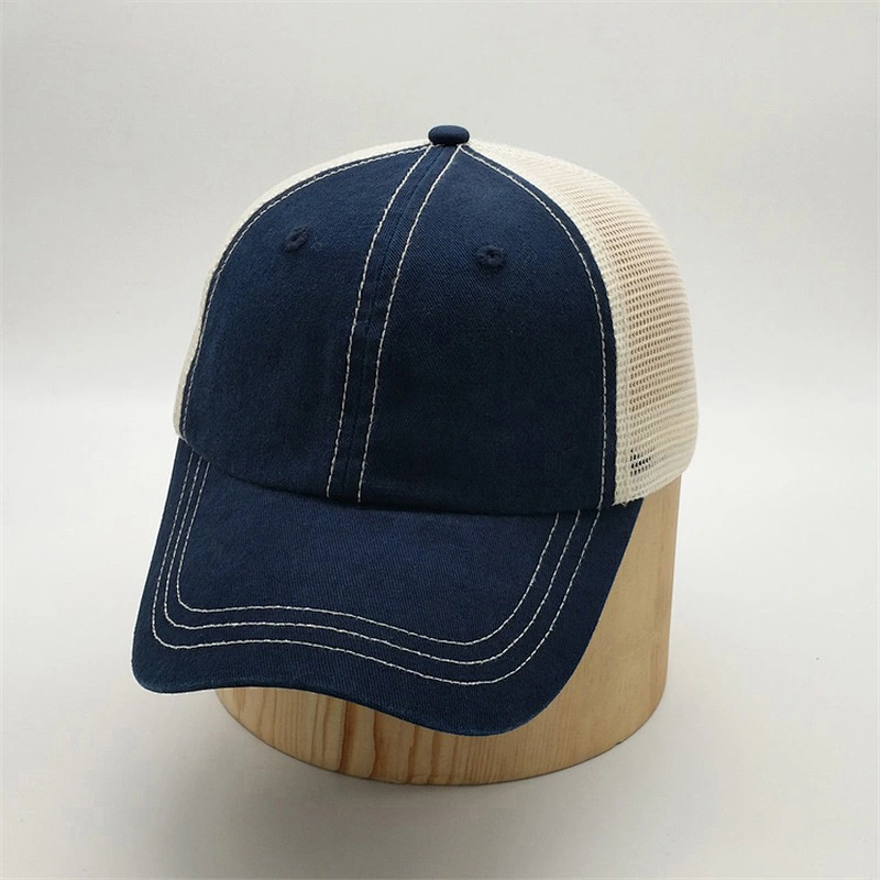 Custom Plain Mesh Baseball Cap,Blank Mesh Caps Hats,Soft Mesh Trucker Cap