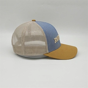 Custom 6 Panel 3D Embroidery Logo Mesh Trucker Hats, Worn-Out Sports Cap Trucker Hats , New Fashion Trucker Baseball Caps