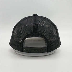 2019 Wholesale New Customized High Quality Black 3D Embroidery Logo Trucker Mesh Hat Cap
