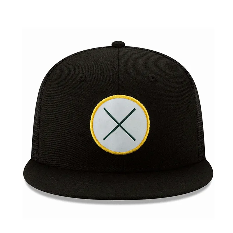 Custom Adult 6 Panel Trucker Cap Hat Black Trucker Cap, PVC Patch Adjustable Snapback Trucker Hat, High Quality Mesh Cap
