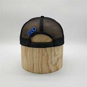 Custom 5 Panel 3D Golden Embroidery Patch Foam Mesh Trucker Caps Hat