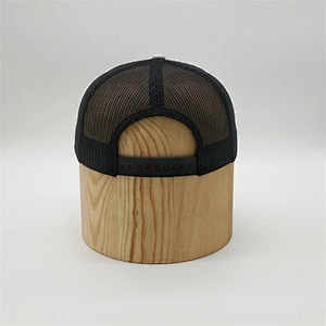Custom Made 6 Panel Structured Embroidery Logo Half Mesh Snapback Trucker Hats Cap