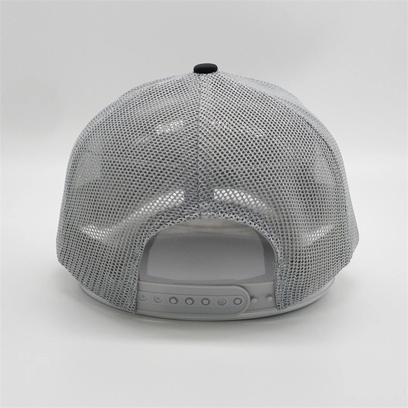 High Quality Blank Trucker Hats,Laser Drilling Hole Trucker Hats,Customized Gray Black Trucker Caps