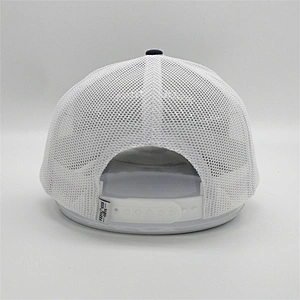 6 Panel Custom Gold Embroidery Patch Curve Bill Snapback Cap Low Profile Baseball Mesh Trucker Hats For Small Head