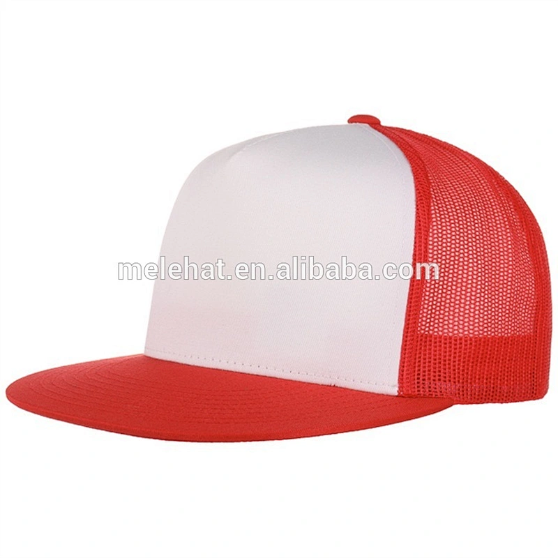 Guangzhou Factory Custom Meidiney Plain Foam Front Mesh Back Twotone Trucker Hat Caps