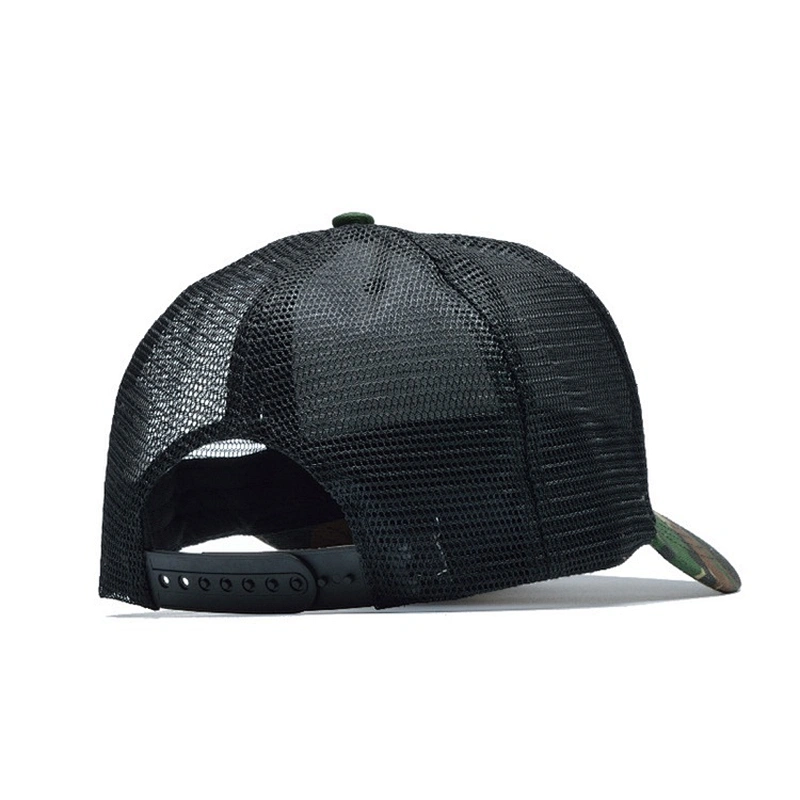 China best Men Camouflage Snapback USA Flag Baseball Multi Camo Trucker Curve Bill Dad Hats With PVC Patch