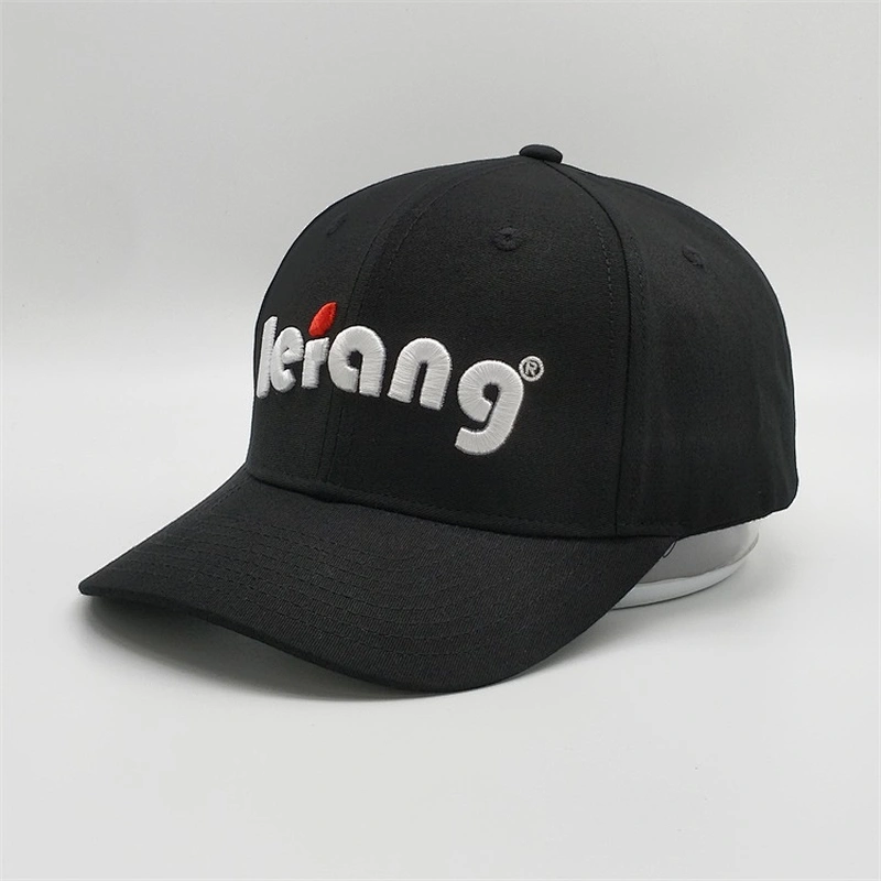 Custom 6-Panel 100 Cotton Black Plain Structured Mesh Adult  Trucker Cap  Hats