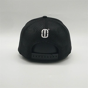 Custom 3D Embroidery Logo Running Truck Hat Black Cap,Women Men 6 Panel Trucker Mesh Material,Sublimation Fitted Outdoor Hats