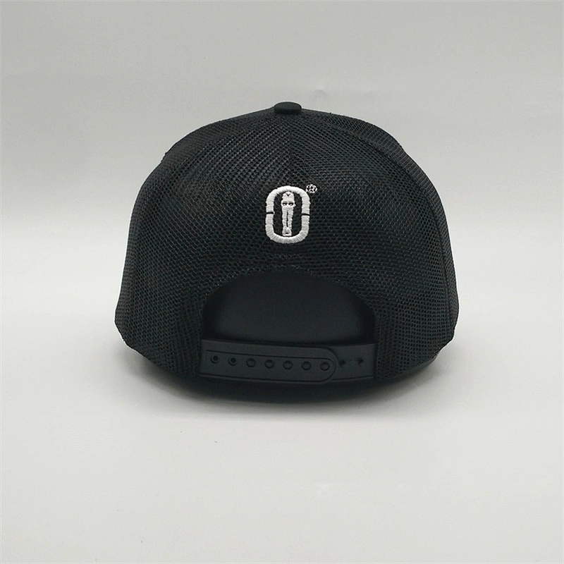 Custom 3D Embroidery Logo Running Truck Hat Black Cap,Women Men 6 Panel Trucker Mesh Material,Sublimation Fitted Outdoor Hats