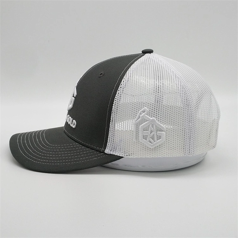 Custom 3D embroidered BLACK GOLD trucker cap,six panel low profile mesh plastic snapback ,black men sports trucker hats