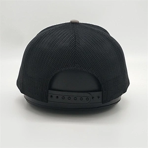 2019 Wholesale New Custom Embroidered Trucker Hat,6 Panel Sports Cap,Black Mesh Baseball Hats