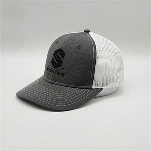 Customised Unisex White Mesh 3d Embroidery Curved Bill Embroidered Character Snapback Trucker Caps With Embroider