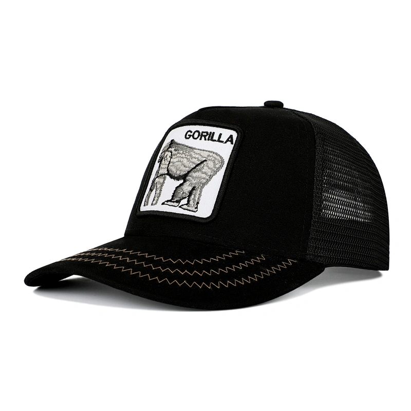 Wholesale Custom Animal Hat Embroidery Patch Trucker Cap