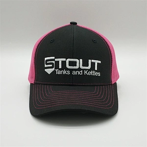 Customize Plain Embroidered Pink Trucker Hats,Wholesale One Size Fits All Cap,Personalized Promotion Hip Hop Mesh Trucker Caps