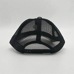2019 Hot Sale Black PVC Transparent Visor 3D Patches Embroidery Custom Logo Full Mesh Summer Trucker Hat Caps