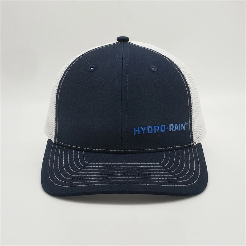 Wholesale Multi Color Mens Summer Mesh Cap 6panels Plastic Buckle Strap Sport Caps Custom Logo Trucker Hats