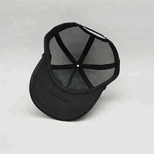 Custom 5 Panel Horse Printed Short Bill Foam Plain Trucker Cap Mesh Hat